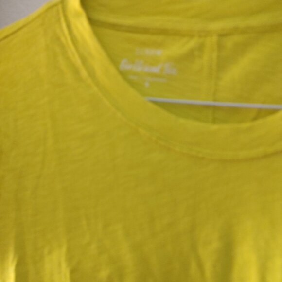 NWT JCrew girlfriend tee in yellow - Picture 2 of 3